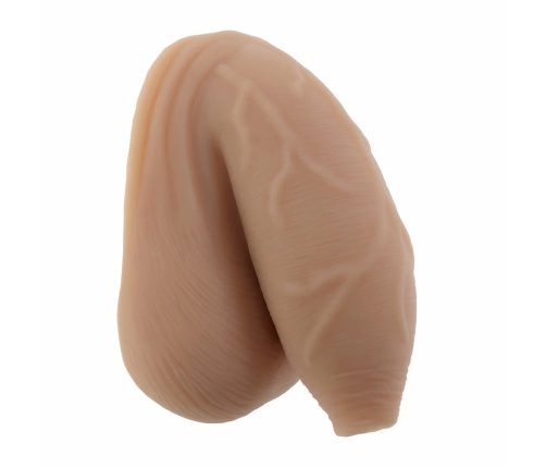 Evolved Novelties The Uncircumcised Packer Model - Beige, Anatomical Design