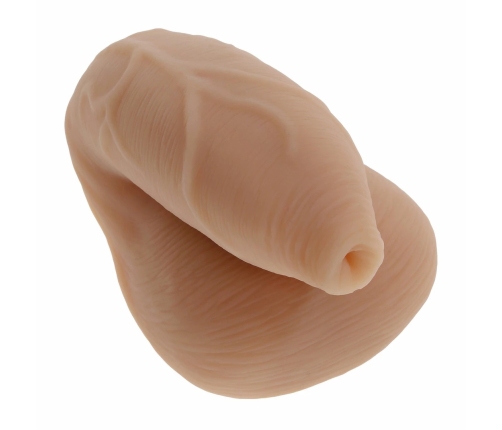 Evolved Novelties The Uncircumcised Packer Model - Beige, Anatomical Design