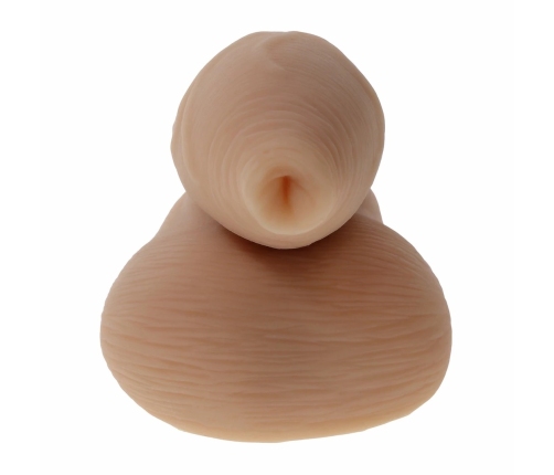 Evolved Novelties The Uncircumcised Packer Model - Beige, Anatomical Design