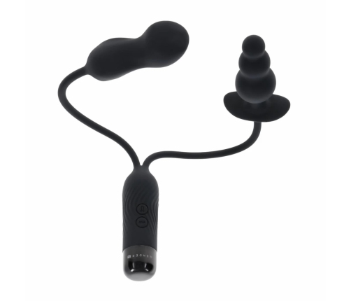 Evolved Novelties Double My Pleasure Black - Dual Motor Intimate System