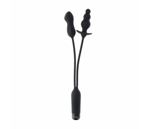 Evolved Novelties Double My Pleasure Black - Dual Motor Intimate System