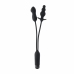 Evolved Novelties Double My Pleasure Black - Dual Motor Intimate System