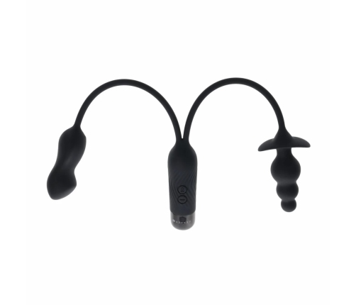 Evolved Novelties Double My Pleasure Black - Dual Motor Intimate System
