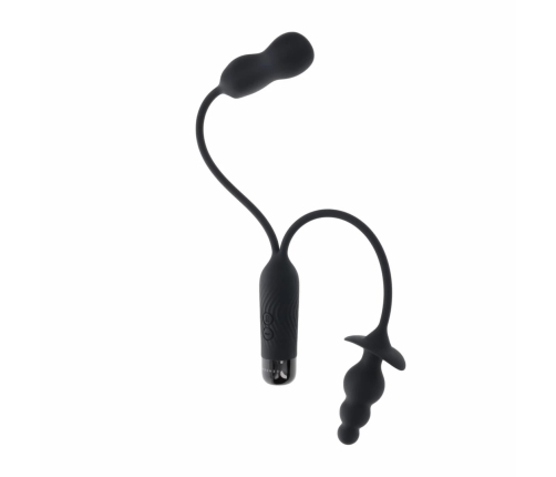 Evolved Novelties Double My Pleasure Black - Dual Motor Intimate System