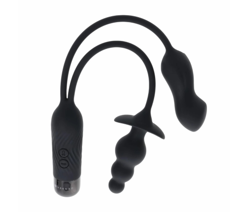 Evolved Novelties Double My Pleasure Black - Dual Motor Intimate System
