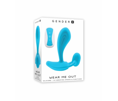 Evolved Novelties Wear Me Out Dual-Motor Wearable Model Turquoise