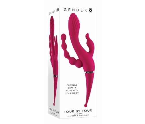 Evolved Novelties Four By Four Magenta Intimate Machine 27.5cm