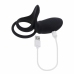 Playboy Just Right Black Dual Silicone Vibrating Ring System