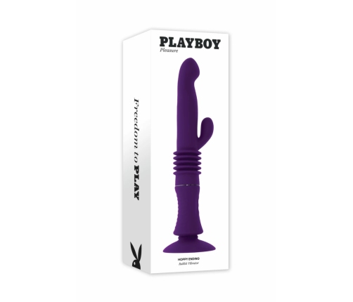 Playboy Hoppy Ending Intimate Machine Purple Thrusting Silicone 22 cm