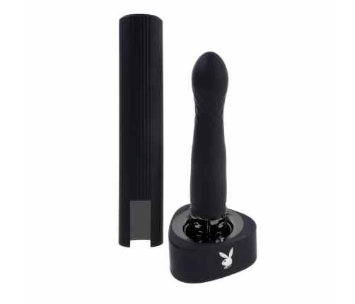 Playboy Pleasure Zone Black - Rechargeable Thrusting Intimate Machine