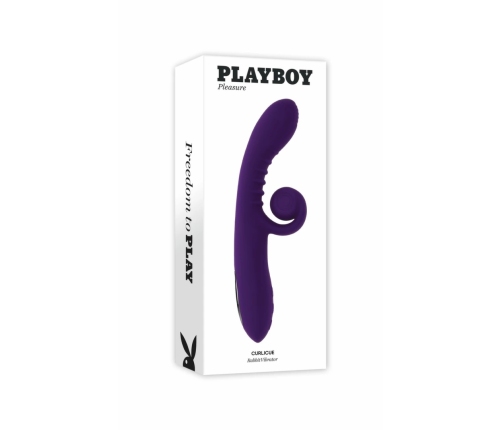 Playboy Curlicue Purple - Dual Motor Intimate Wellness Device