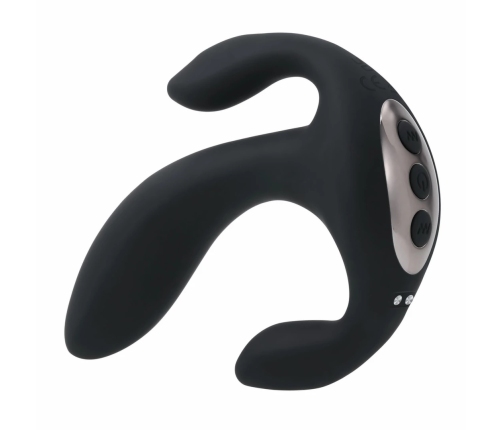 Playboy Triple Threat Black Multi-Motor Intimate Device Silicone