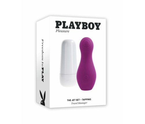 Playboy The Jest Set Tapping Magenta - Compact Pulsating Stimulator
