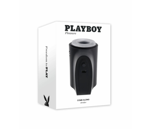 Playboy Come Along Black Dual-Entry Compact Intimate Machine