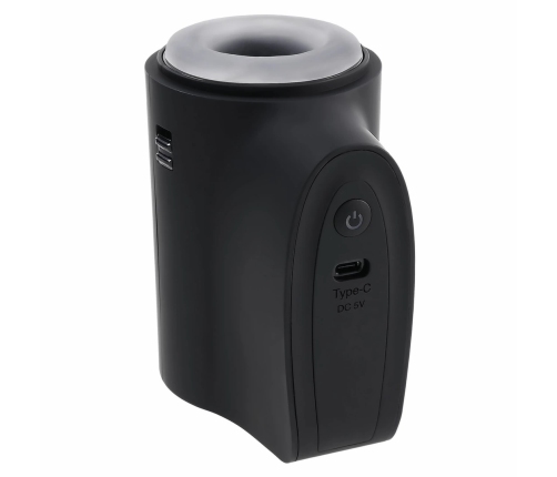 Playboy Come Along Black Dual-Entry Compact Intimate Machine