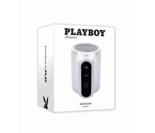 Playboy Spin Doctor White Intimate Device with 7-Speed System