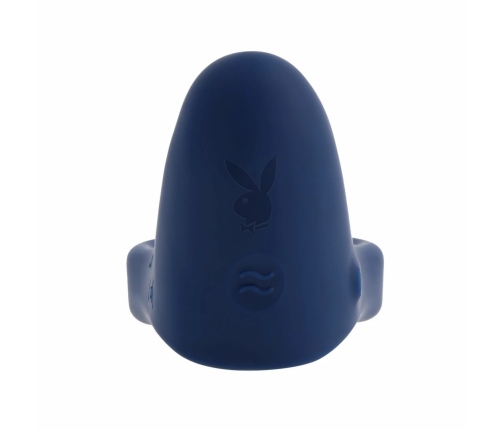 Playboy Pleasure Point Blue Vibrating Silicone Intimate Ring