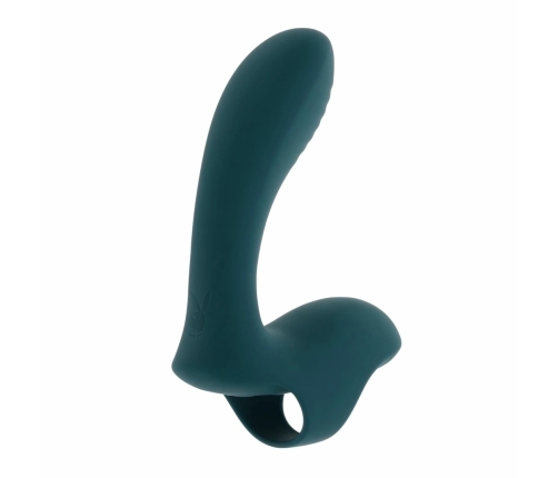 Playboy Wrapped Around Your Finger Green - Compact Waterproof Vibrator