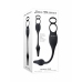Evolved Novelties Plug & Tug Black Dual Stimulation Silicone System