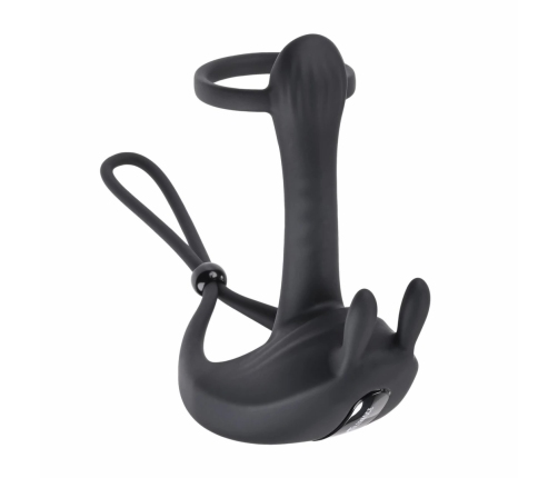 Evolved Novelties Saddle Up Black - Vibrating Intimate Ring 7 Modes