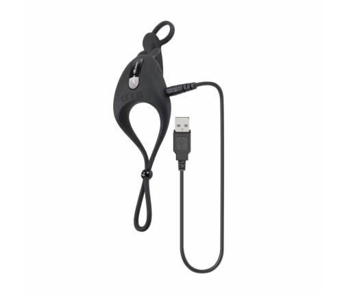 Evolved Novelties Saddle Up Black - Vibrating Intimate Ring 7 Modes