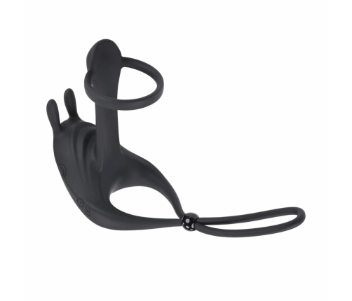 Evolved Novelties Saddle Up Black - Vibrating Intimate Ring 7 Modes