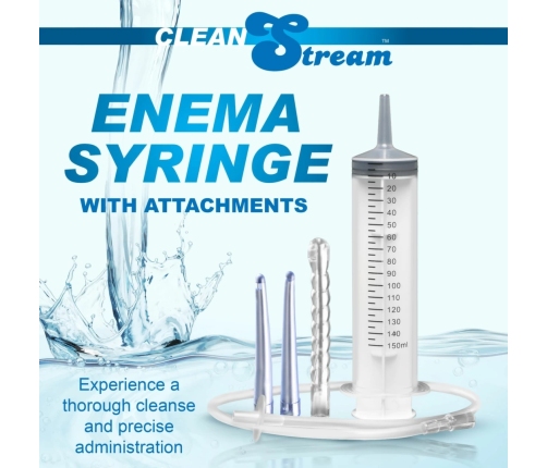 XR Brands Intimate Hygiene Syringe Set 150 ml with 3 Attachments