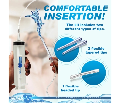 XR Brands Intimate Hygiene Syringe Set 150 ml with 3 Attachments