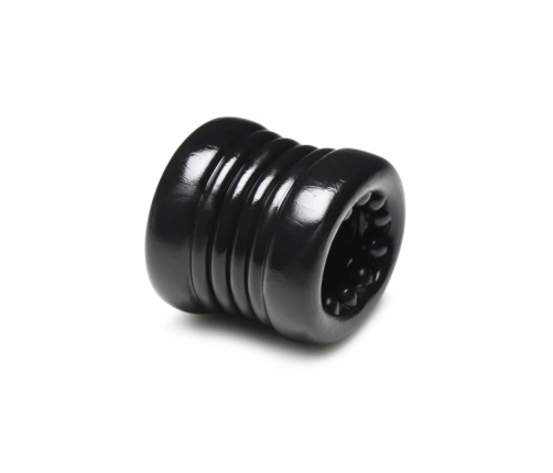 XR Brands Ball Stack Anatomical Ball Stretcher Black TPE Flexible