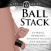 XR Brands Ball Stack Anatomical Ball Stretcher Black TPE Flexible