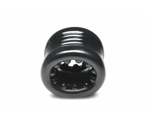 XR Brands Ball Stack Anatomical Ball Stretcher Black TPE Flexible
