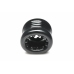XR Brands Ball Stack Anatomical Ball Stretcher Black TPE Flexible