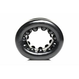 XR Brands Ball Stack Anatomical Ball Stretcher Black TPE Flexible