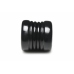XR Brands Ball Stack Anatomical Ball Stretcher Black TPE Flexible