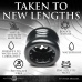 XR Brands Ball Stack Anatomical Ball Stretcher Black TPE Flexible