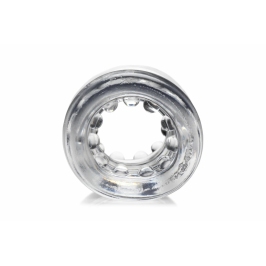 XR Brands Ball Stack Intimate Ring Transparent TPE Adjustable