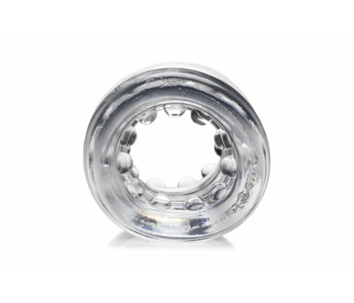 XR Brands Ball Stack Intimate Ring Transparent TPE Adjustable