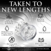 XR Brands Ball Stack Intimate Ring Transparent TPE Adjustable