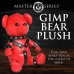 XR Brands Gimp Bear Red Vegan Leather Collectible Plush Toy