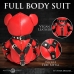 XR Brands Gimp Bear Red Vegan Leather Collectible Plush Toy