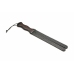 XR Brands Scottish Tawse Black - Vegan Leather Impact Tool, 45 cm