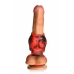 XR Brands Hell Hound Silicone Ball Stretcher Sleeve Red 68.6mm
