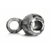 XR Brands Night Prowler Silicone Support Ring with Ball Stretcher, Gray