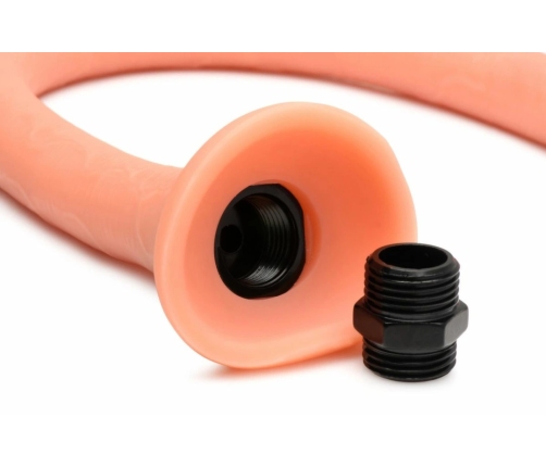 XR Brands Hosed Silicone Intimate Cleansing Hose 50 cm Black