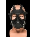 XR Brands Intimate Inhaler Gas Mask Black & White with Adjustable Straps