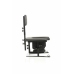 XR Brands Pleasure Throne Adjustable Support Chair Black Vegan Leather