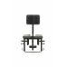 XR Brands Pleasure Throne Adjustable Support Chair Black Vegan Leather