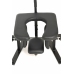 XR Brands Pleasure Throne Adjustable Support Chair Black Vegan Leather