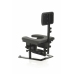 XR Brands Pleasure Throne Adjustable Support Chair Black Vegan Leather