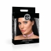 XR Brands Spiked Heart Choker Pink Vegan Leather Adjustable 42cm